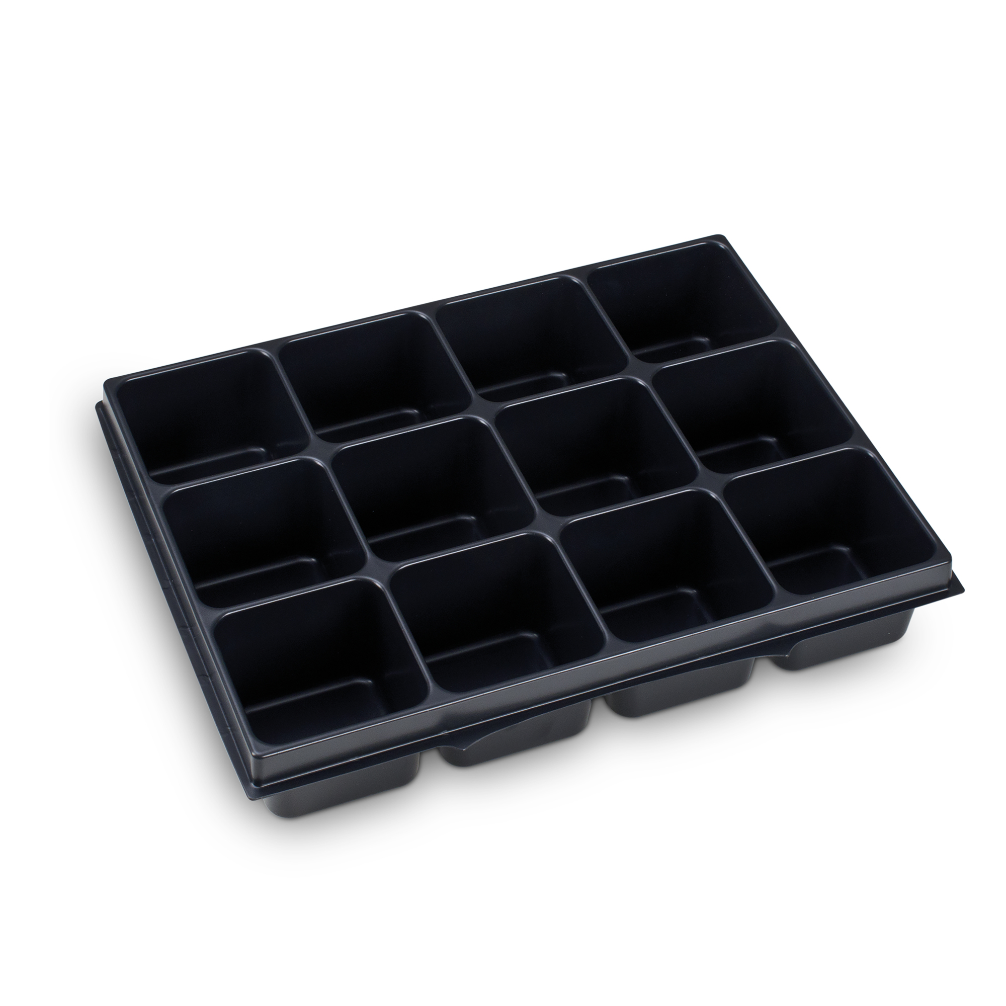 L-Boxx Baseline Small Parts Tray — 12 Compartments, Recycled Polystyrene, Model# 1000010134